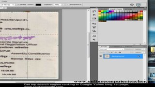 Photoshop tutorial - 2 ways to make an image horizontal- crop tool and ruler tool