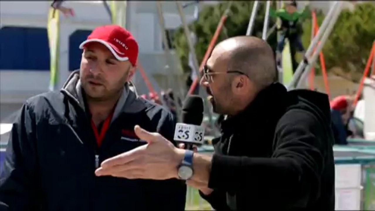 Mondial du vent : Jerome Alonzo rencontre un sponsor "isuzu"