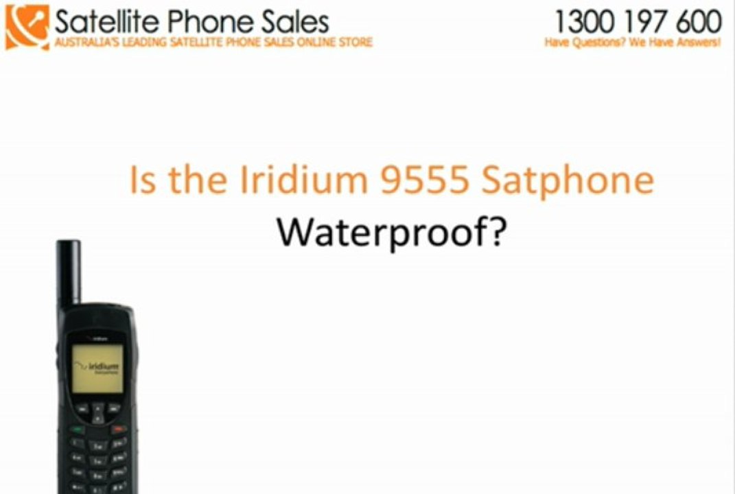 Find out if the iridium 9555 can float