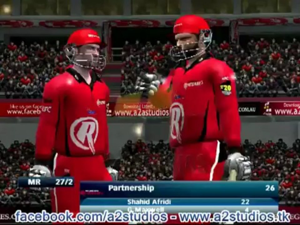 EA Sports Cricket 2013 Big Bash League Patch by A2 Studios BBL Patch for Cricket 07 www.a2studios.tk