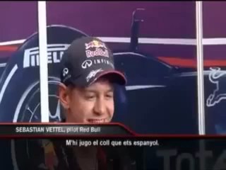 Sebastian Vettel entrevistado por Josep Lluis Merlos