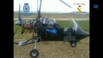 Interceptado en la Costa del Sol un autogiro cargado con 110 kilos de hachís