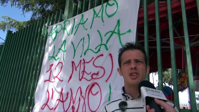 Gricignano (CE) - Arcadia chiede riapertura villa comunale (21.04.13)