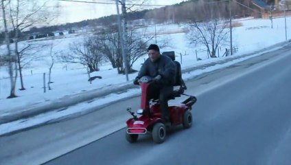 Scooter électrique boosté