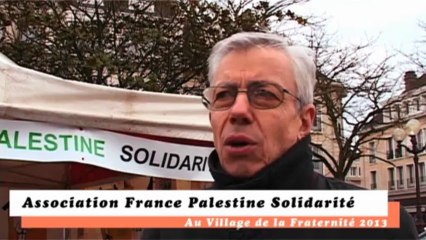 L'association France Palestine Solidarité au VIllage de la Fraternité 2013