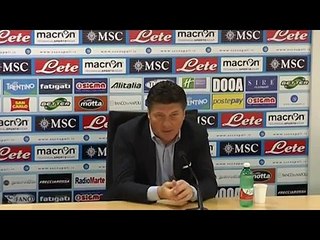 Napoli - Mazzarri tiene alta la guardia 'Col Cagliari sfida dura' (20.04.13)