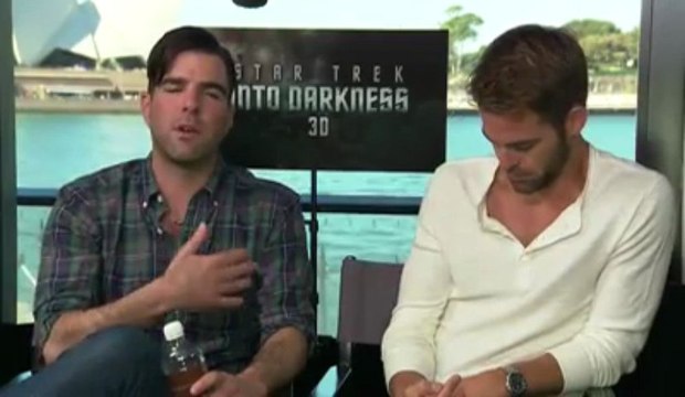 Chris Pine and Zachary Quinto on Star Trek fans and Into Darkness
