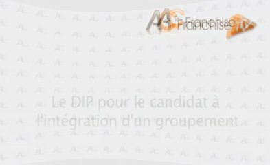 Le Document d'Information Précontractuelle et les groupements