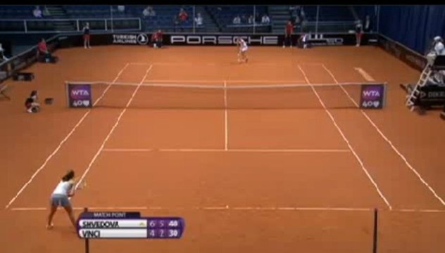 Vinci vs Shvedova - WTA Stoccarda 2013 - Primo Turno - Match Point - Livetennis.it