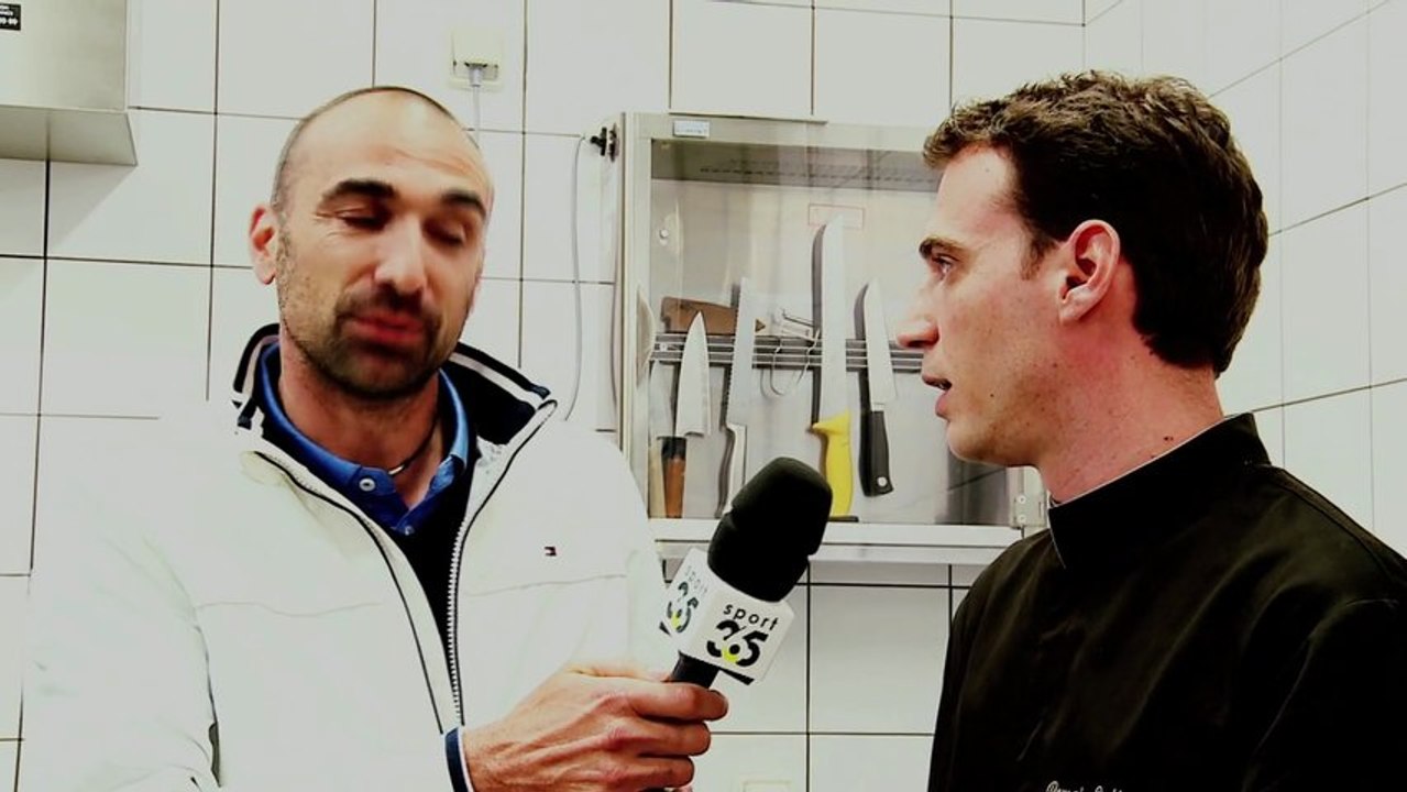 Racing Métro 92 : Jérome Alonzo rencontre R. Collgon Chef Cuisinier du Racing Métro 92