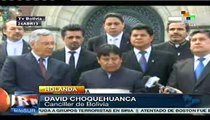 Bolivia oficializó su demanda contra Chile ante La Haya