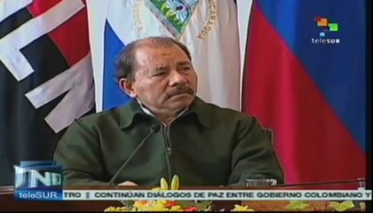 Reconoce Ortega que Venezuela trabaja por la paz