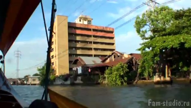 Бангкок - на лодке по каналам! (клип)