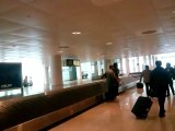 Άφιξη Παναθηναϊκού στο αεροδρόμιο της Βαρκελώνης