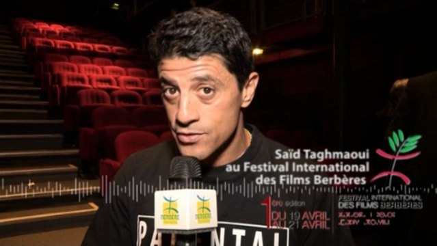 SAID TAGHMAOUI AU FESTIVAL INTERNATIONAL DES FILMS BERBERES