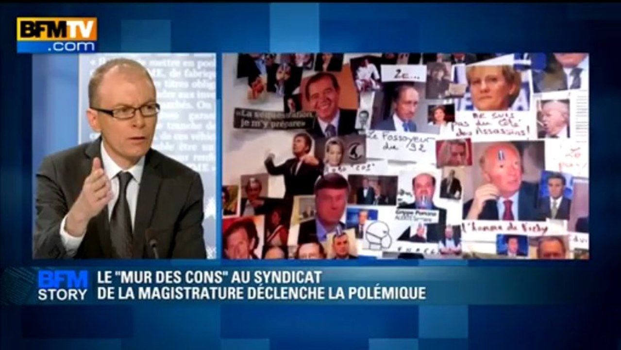 BFM STORY: Christophe Regnard "ce mur des cons renvoie une image détestable de la magistrature" - 24/04