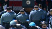 Thousands attend Massachusetts memorial for slain police officer