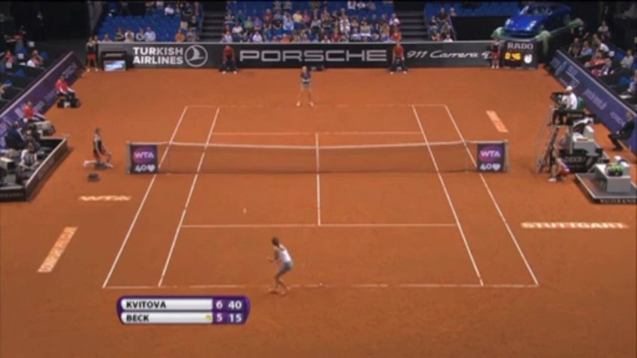 Stuttgart: 19-jährige Deutsche ärgert Kvitova