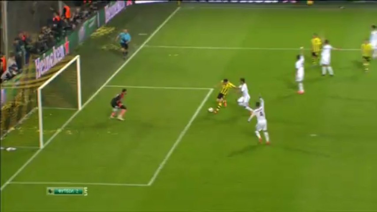 Боруссия 2-1 Реал. Левандовски.