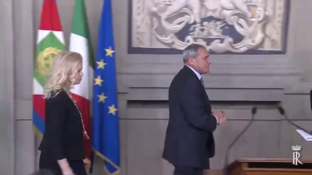 Roma - Il Presidente del Senato al termine delle consultazioni con Napolitano (23.04.13)