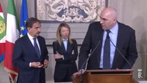 Roma - Gruppo parlamentare Fratelli d'Italia dopo le consultazioni con Napolitano (23.04.13)