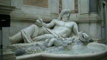 Torna a splendere come uno Swarovsky la Fontana del Marforio ai Musei Capitolini