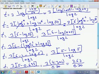 Problema de aplicación a los logaritmos