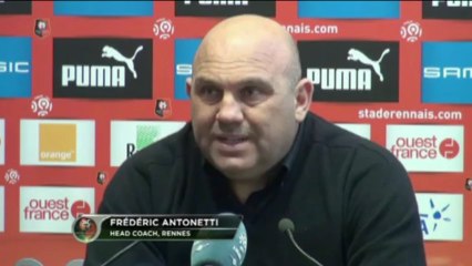 33e journée - Antonetti : "Trop atteints moralement et physiquement"