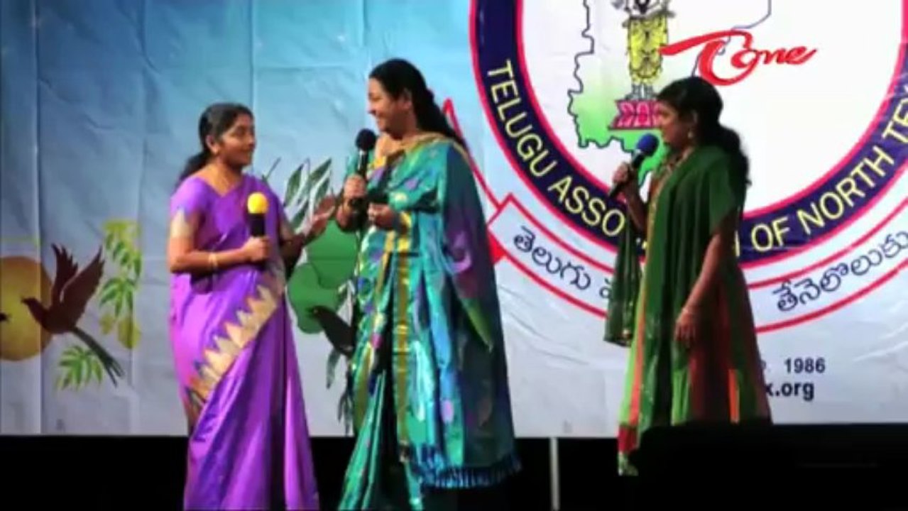 Comedian Sri Lskshmi Comedy skits at TANTEX Ugadi Celebrations