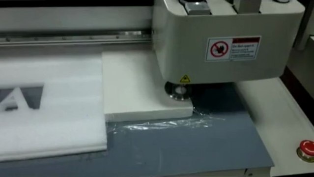 Foam letter cutting equipment