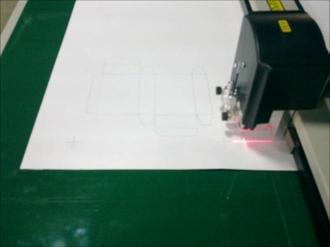 laser location system of printed pattern