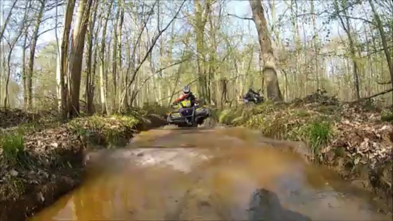 balade en quad dans l'oise.
