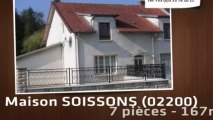 A vendre - maison - SOISSONS (02200) - 7 pièces - 167m²