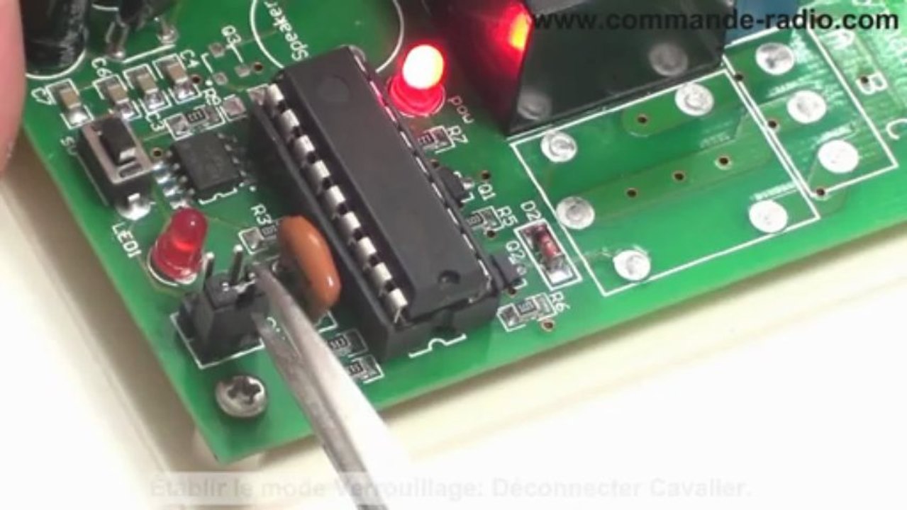 Relais Sans Fil pour volet/Kit Commande Radio 1 Canal 9V 12V 24V 3 Fonctions