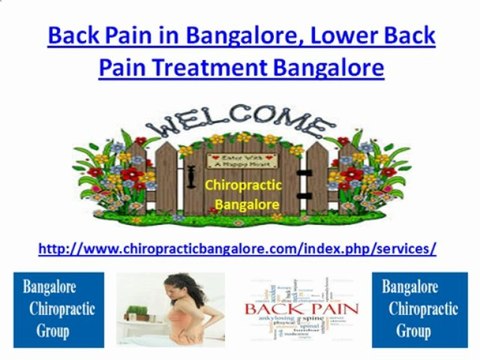 Back Pain in Bangalore, Lower Back Pain Treatment Bangalore