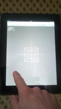 HTML 5 Canvas - Multitouch events : Drawing 3D objects