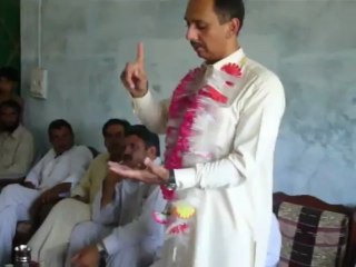 UMER AYUB KHAN addressing IN village chentri