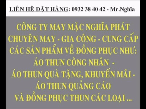 CUNG CẤP ĐỒNG PHỤC, ÁO THUN, SƠMI, UY TÍN,CHẤT LƯỢNG