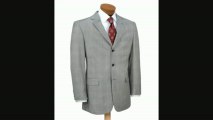 Signature 3button Wool Pattern Suit With Pleated Trousers