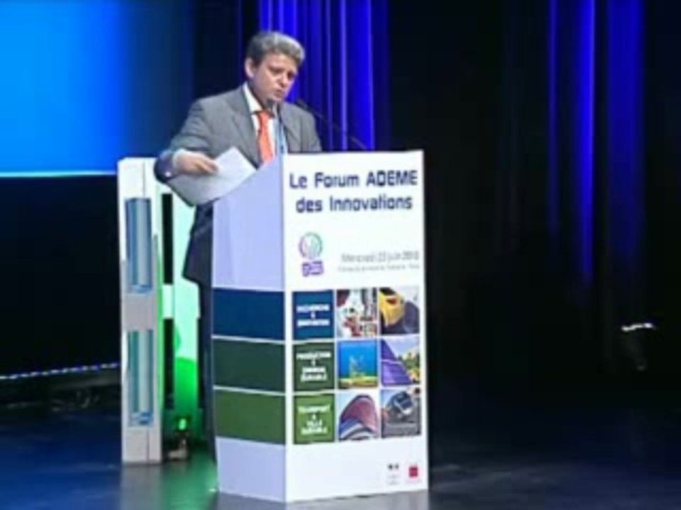 Intervention de Ronan Stephan - Forum ADEME des Innovations 2010