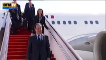 François Hollande arrive à Pékin pour une visite officielle de deux jours - 25/04
