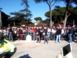 L'arrivo di Papa Francesco alla Basilica di San Paolo fuori le Mura in Roma