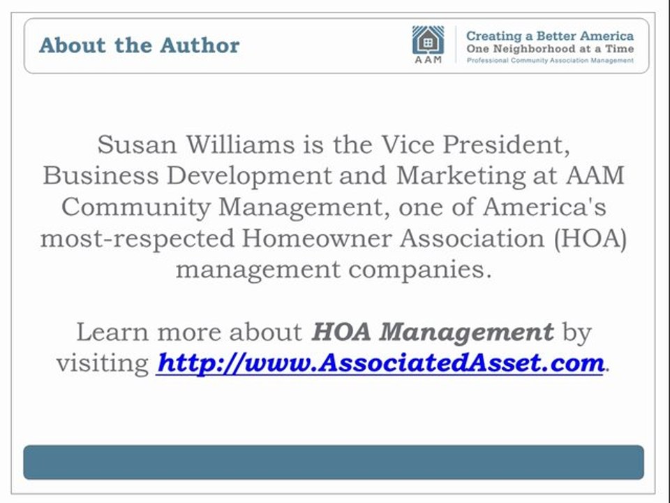 HOA Management:  How to Conduct Annual Meetings Without a Glitch