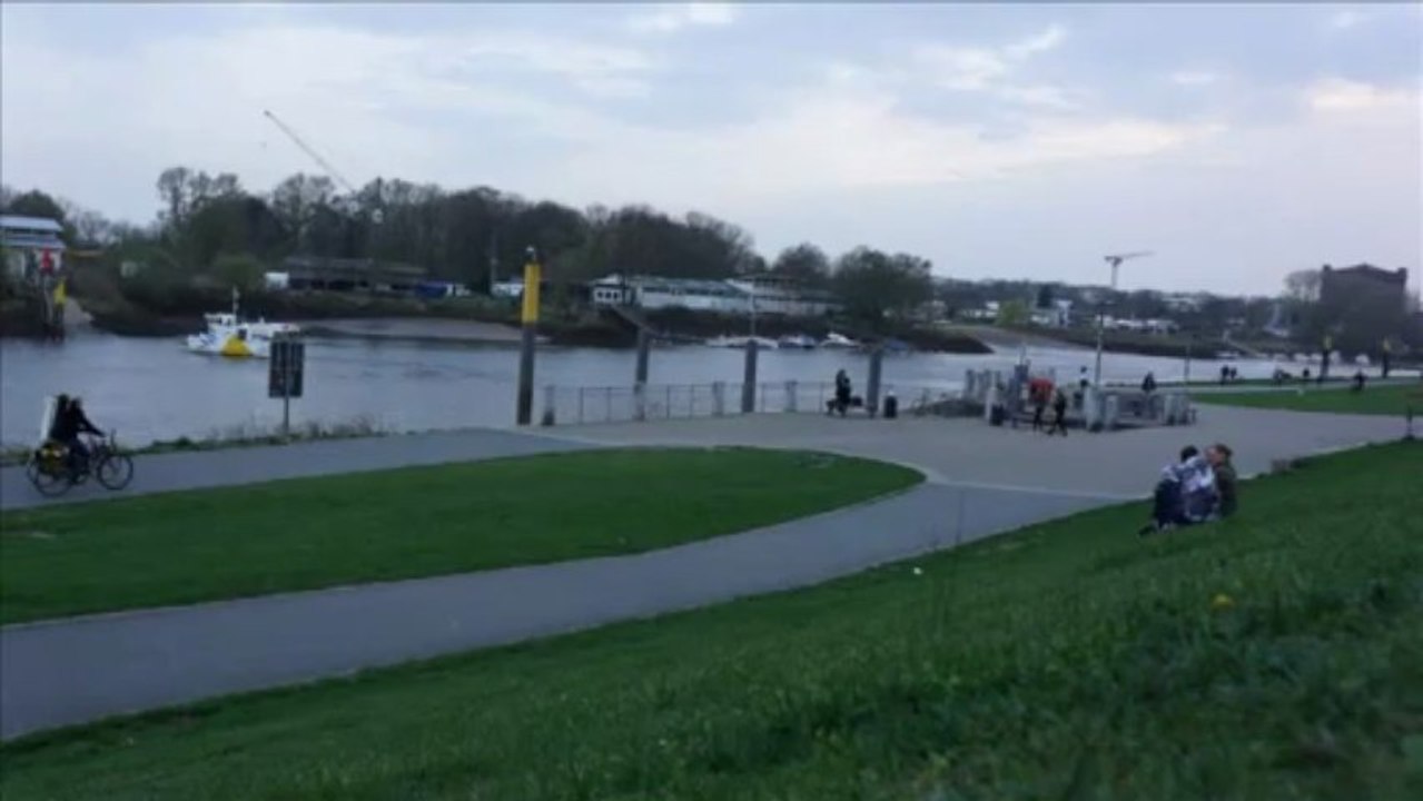 Weser fähre - timelapse