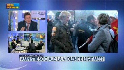 Amnistie sociale : la violence légitimée ? dans Les décodeurs de l'éco - 24 avril 5/5