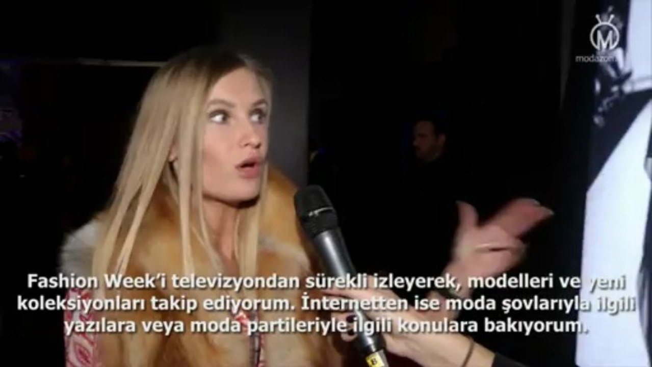 Istanbul Fashion Week Şubat 2012 - Eleonora Shumskaya Röportaj