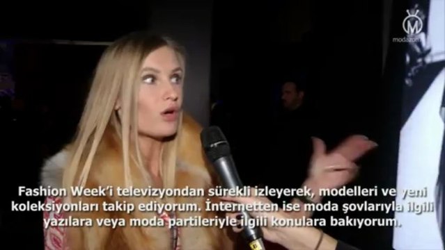 Istanbul Fashion Week Şubat 2012 - Eleonora Shumskaya Röportaj