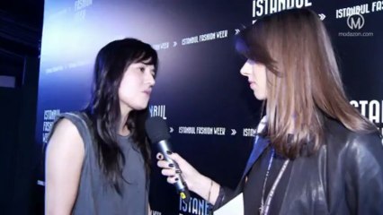 Istanbul Fashion Week Şubat 2012 Nejla Güvenç Röportaj