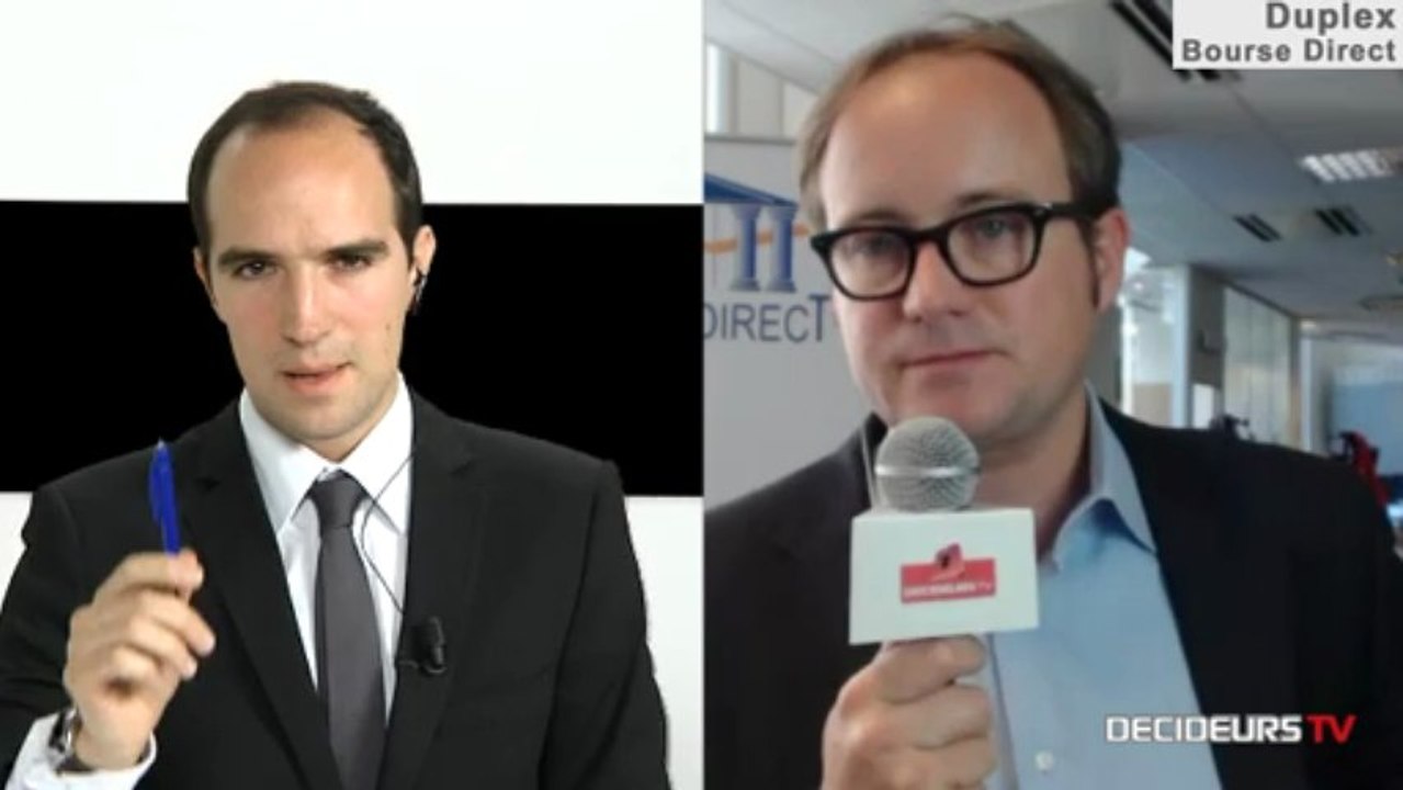25/04/13 : Les Experts de Bourse Direct dans l'émission "Duplex Bourse" sur Décideurs TV