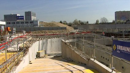 Première pierre du futur collège Maurice Thorez de Stains